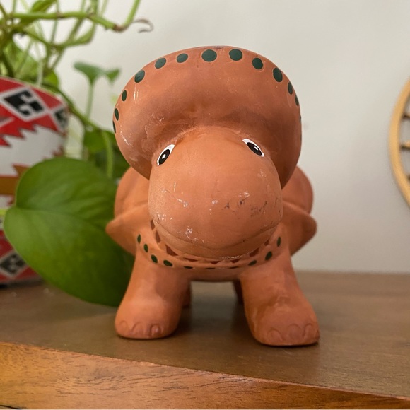 Cobble Creek Terra Cotta Turtle Wax Candle Reusable Holder - Picture 3 of 9